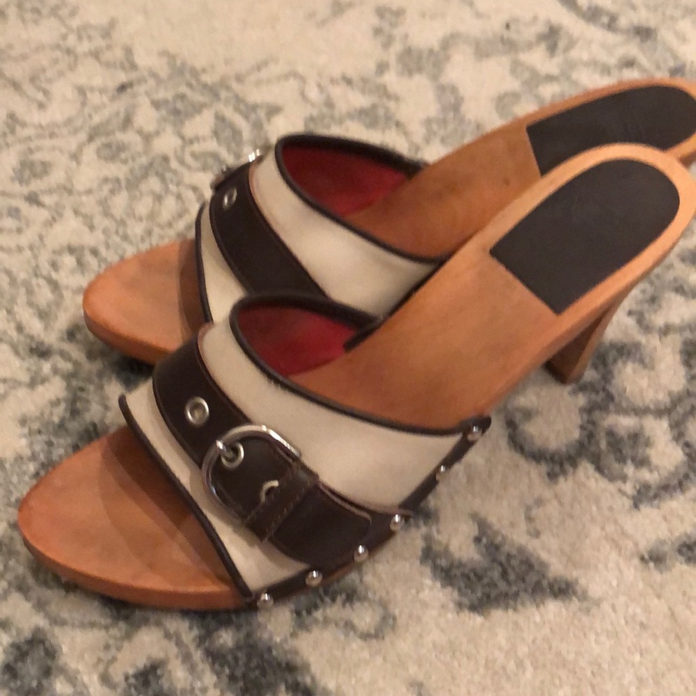 COPY - Coach wooden heels size 11